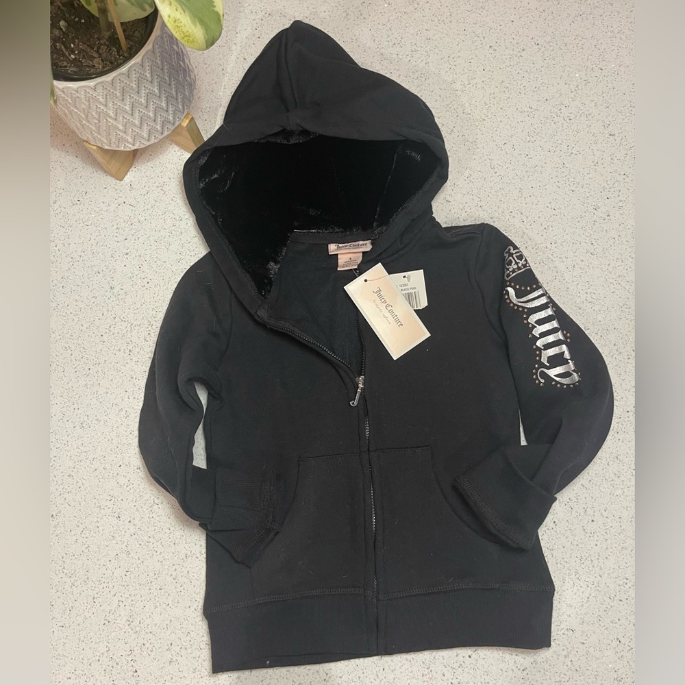 NWT: Juicy Couture Kids Zip Up Hoodie Jacket